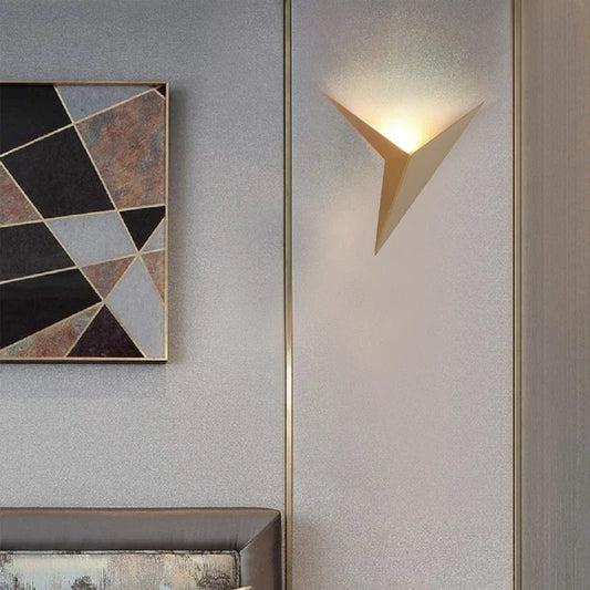 Geometric Triangle LED Wall Light