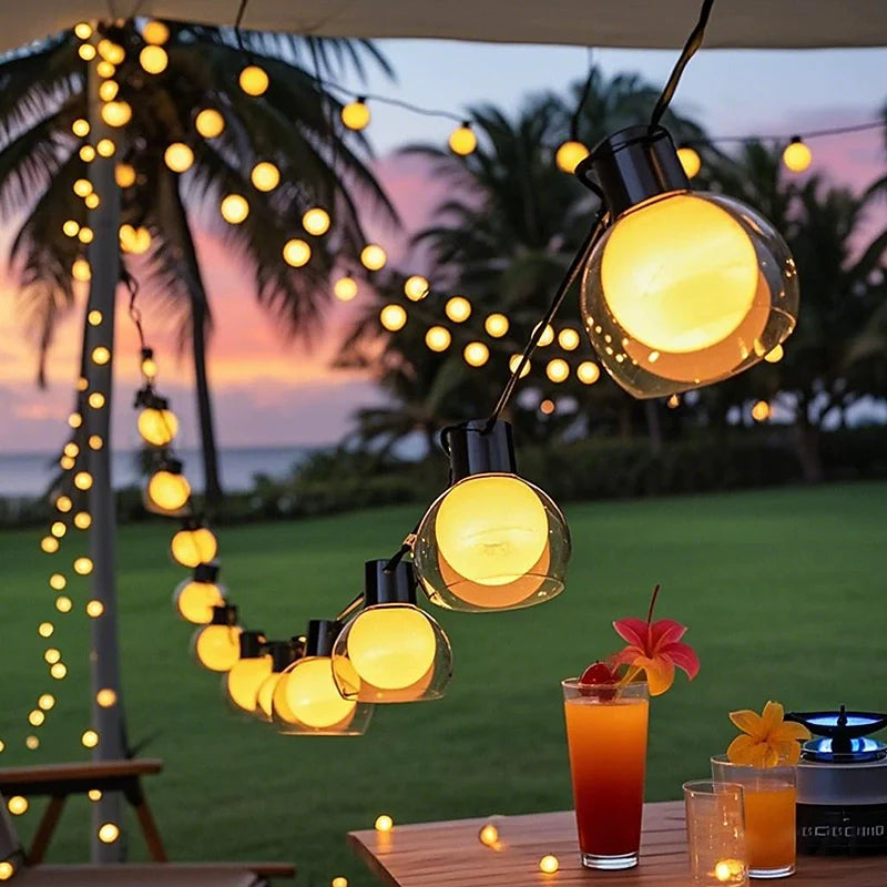 Solar Globe String Lights