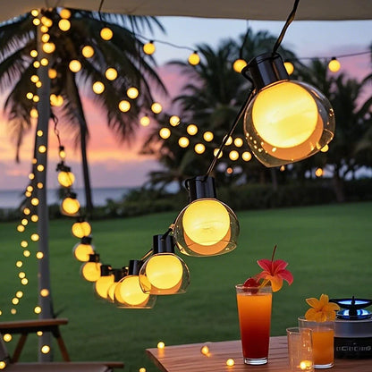 Solar Globe String Lights