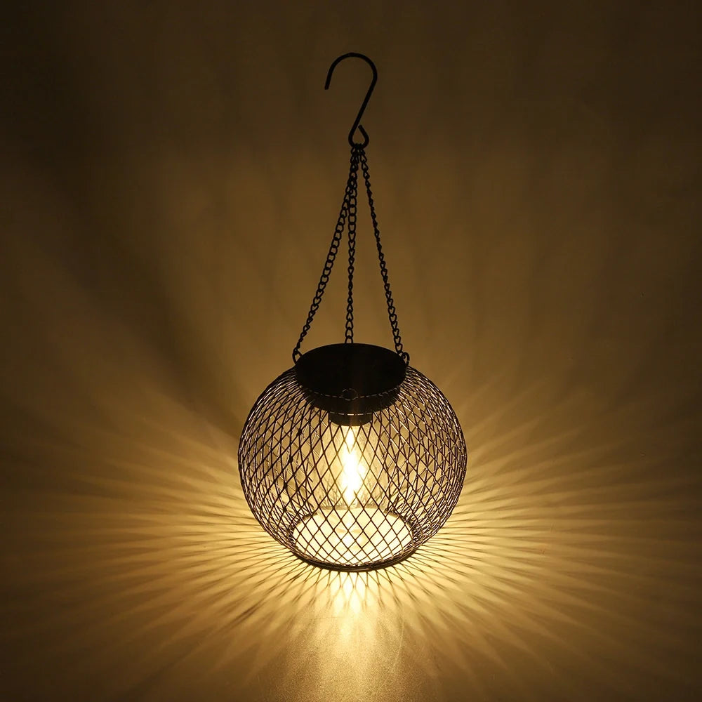 Solar Mesh Lantern Light
