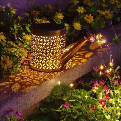 Solar Watering Can Garden Light