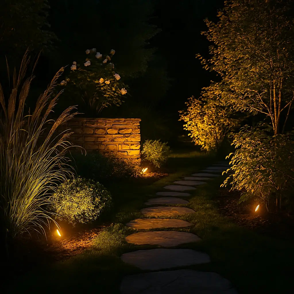 Color Changing Solar Garden Spotlight