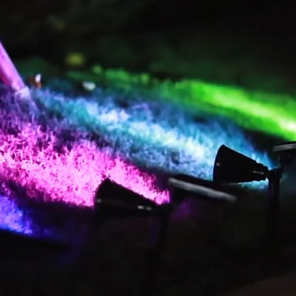 Color Changing Solar Garden Spotlight