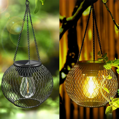 Solar Mesh Lantern Light