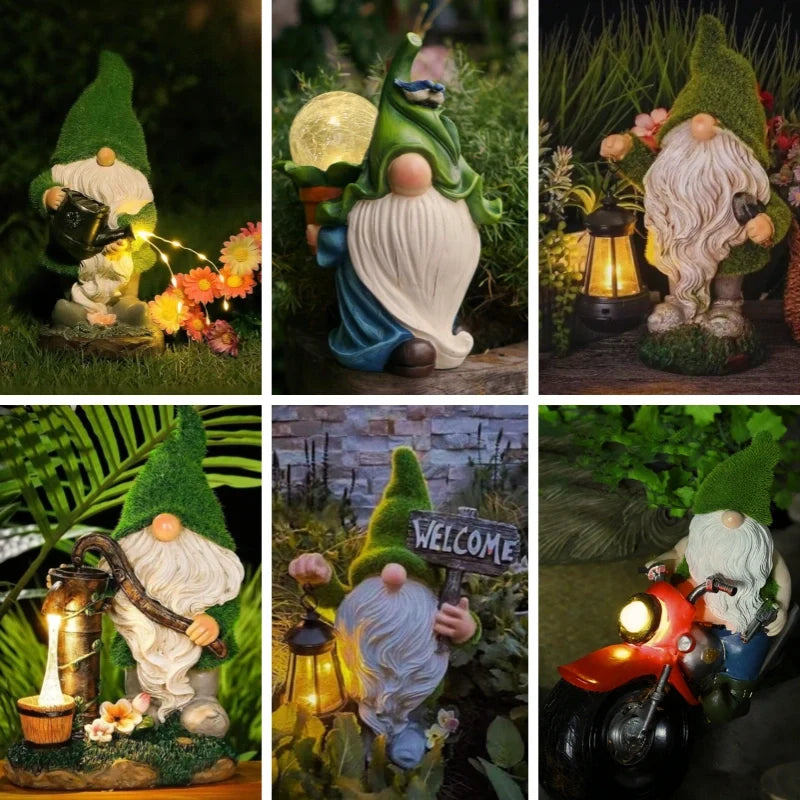 Solar Garden Gnome Light