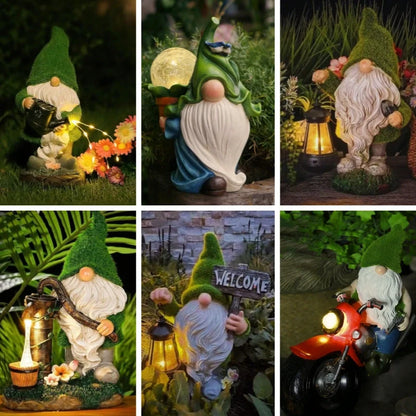 Solar Garden Gnome Light