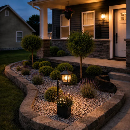 Solar Lantern Planter Light