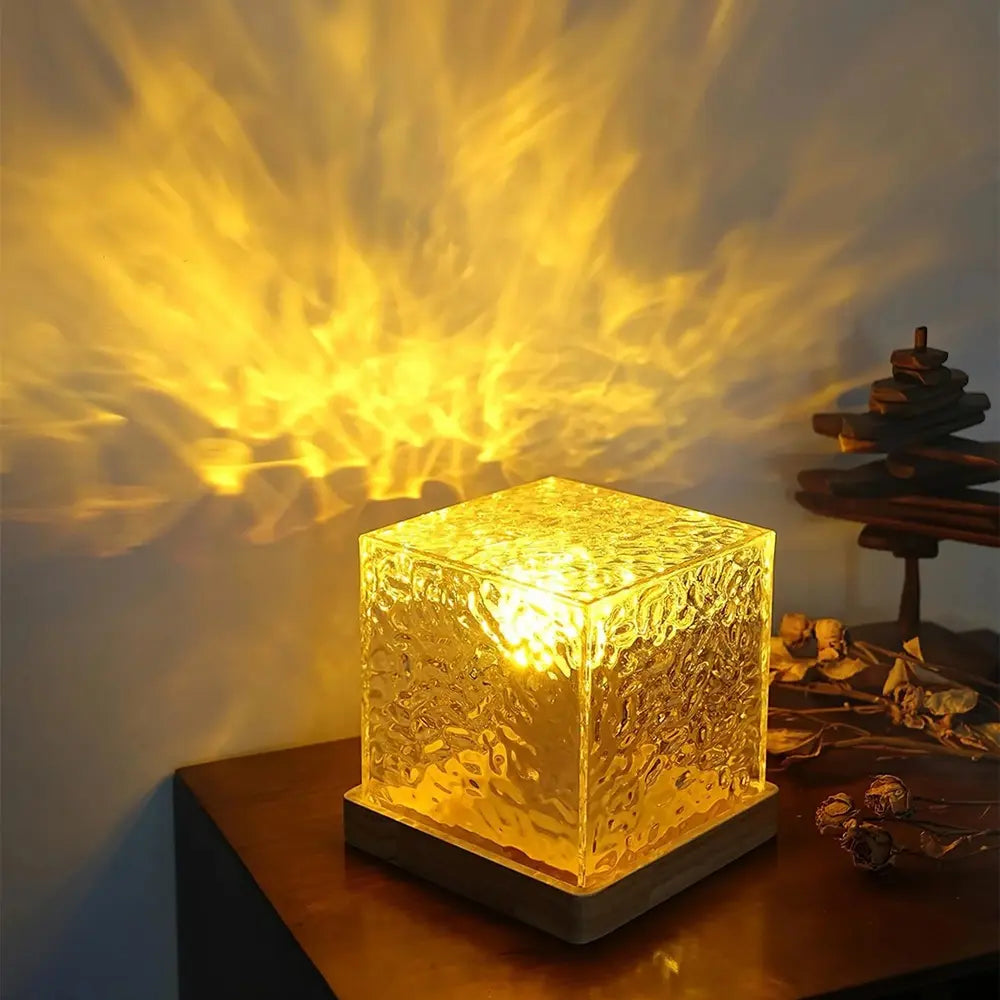 Aurora Northern Lights Cube Lamp