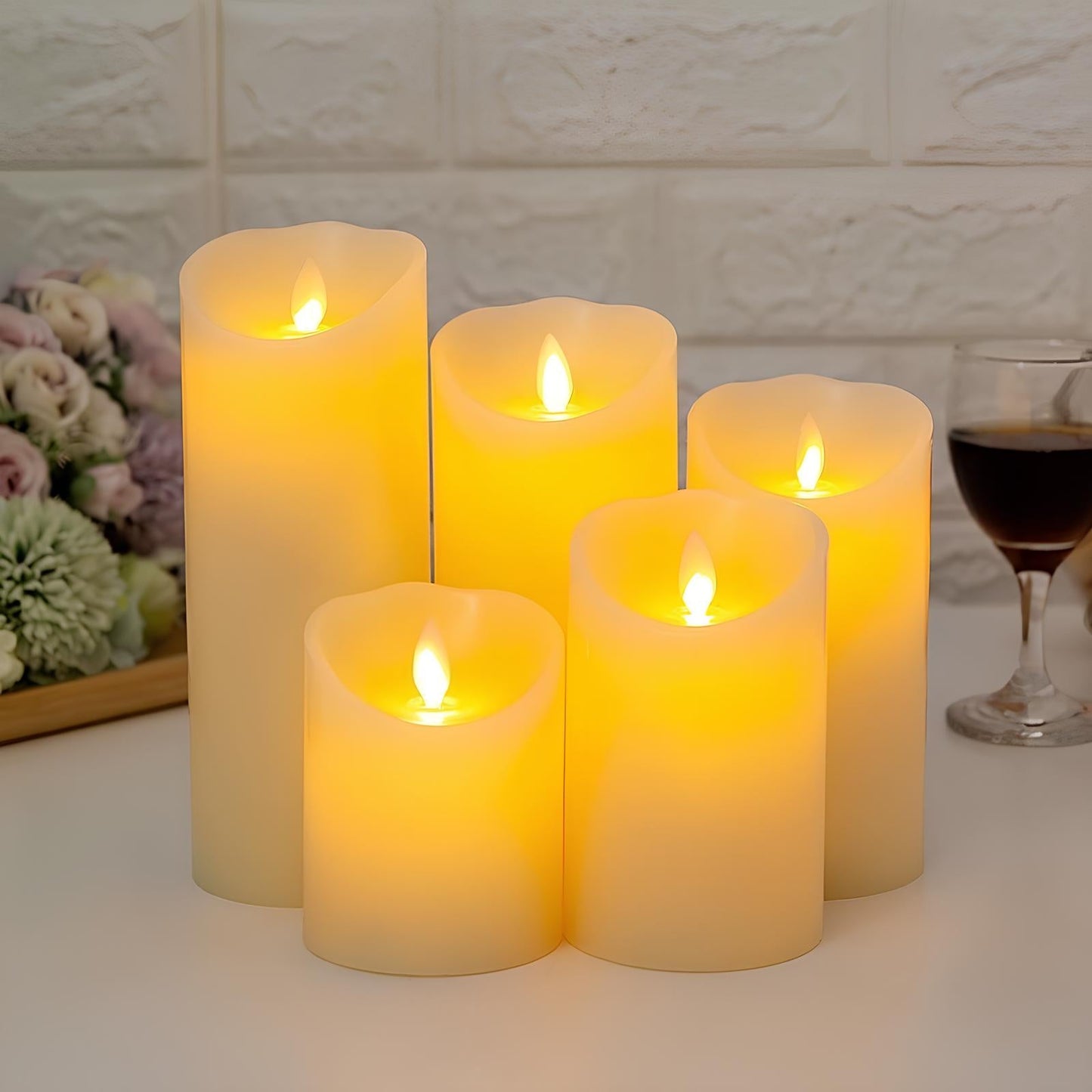 Flickering Flameless LED Candles