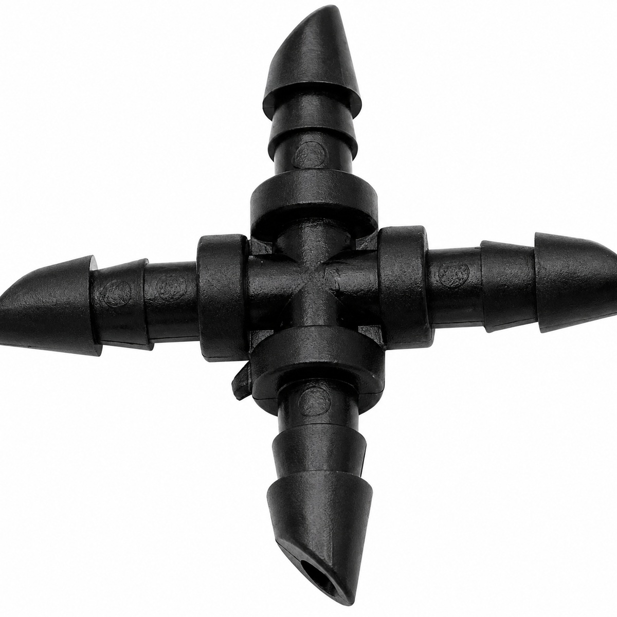 1/4" Drip Irrigation Barbed Connector Kit – Tee, Elbow, Straight & End Plug Fittings