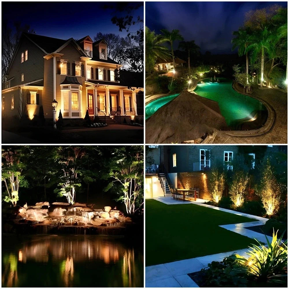 Color Changing Solar Garden Spotlight