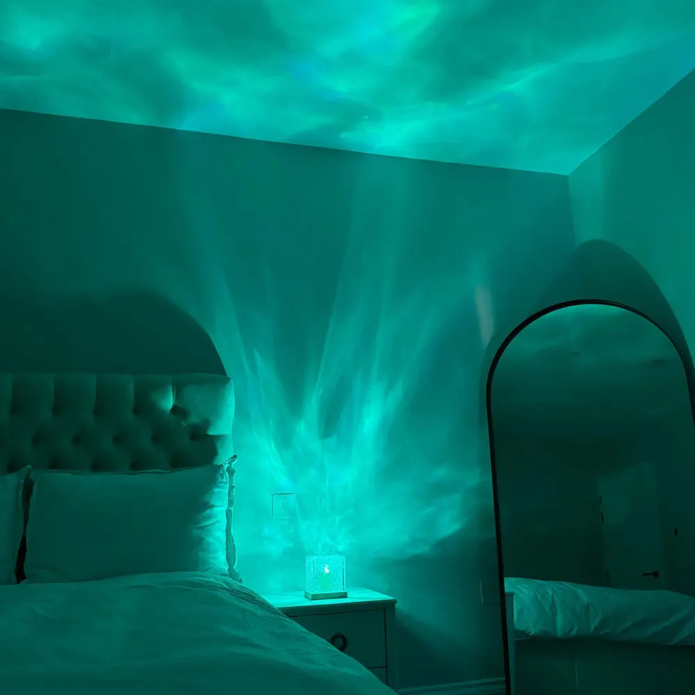 Aurora Northern Lights Cube Lamp