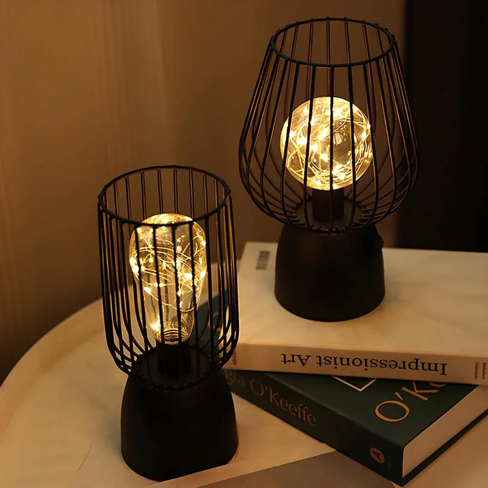 Radiant Iron Lamp