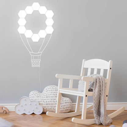 Hexagon LED Wall Light